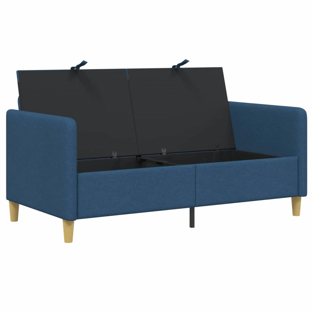 Divano con Storage Blu 152 x 78 x 87 cm Poliestere 42036927