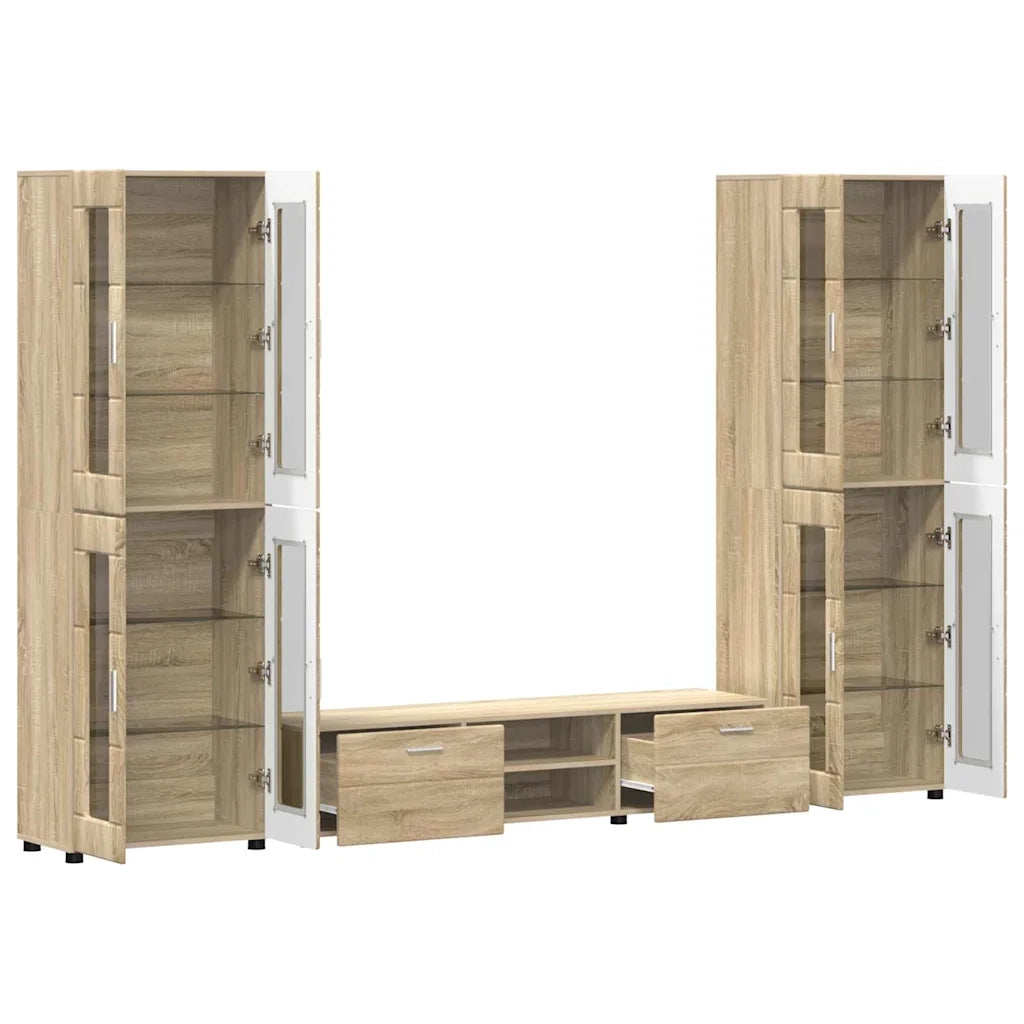 Set mobile TV FLORIN 3 pcs Rovere Sonoma Legno multistrato 3397986