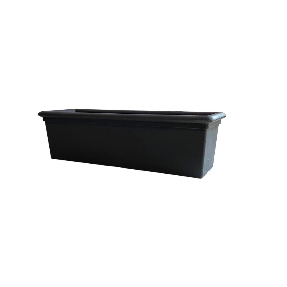 Garden Italia Fioriera Liscia OGBL 50×18 cm in Resina – Made in Italy, Resistente al Gelo e Antiurto Colore: Antracite