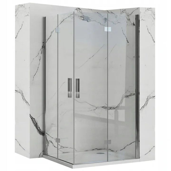 Cabina Doccia Rea Molier Chrome Double 80x90