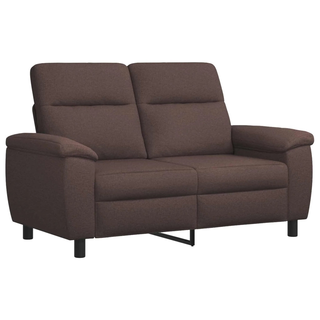 Set di divani 3 pcs Marrone Scuro Tessuto 3430647