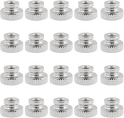 Viti a grilletto M4 - 80 pezzi - Alta qualità acciaio inossidabile - Rivestito di nichel - Antiscivolo - Per stampanti 3D - Resistente alla corrosione - Viti a grilletto