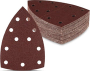 Triangolo abrasivo da 60 pezzi, 11 fori, 105 x 152 mm, per macchina a vapore, carta abrasiva e dischi abrasivi