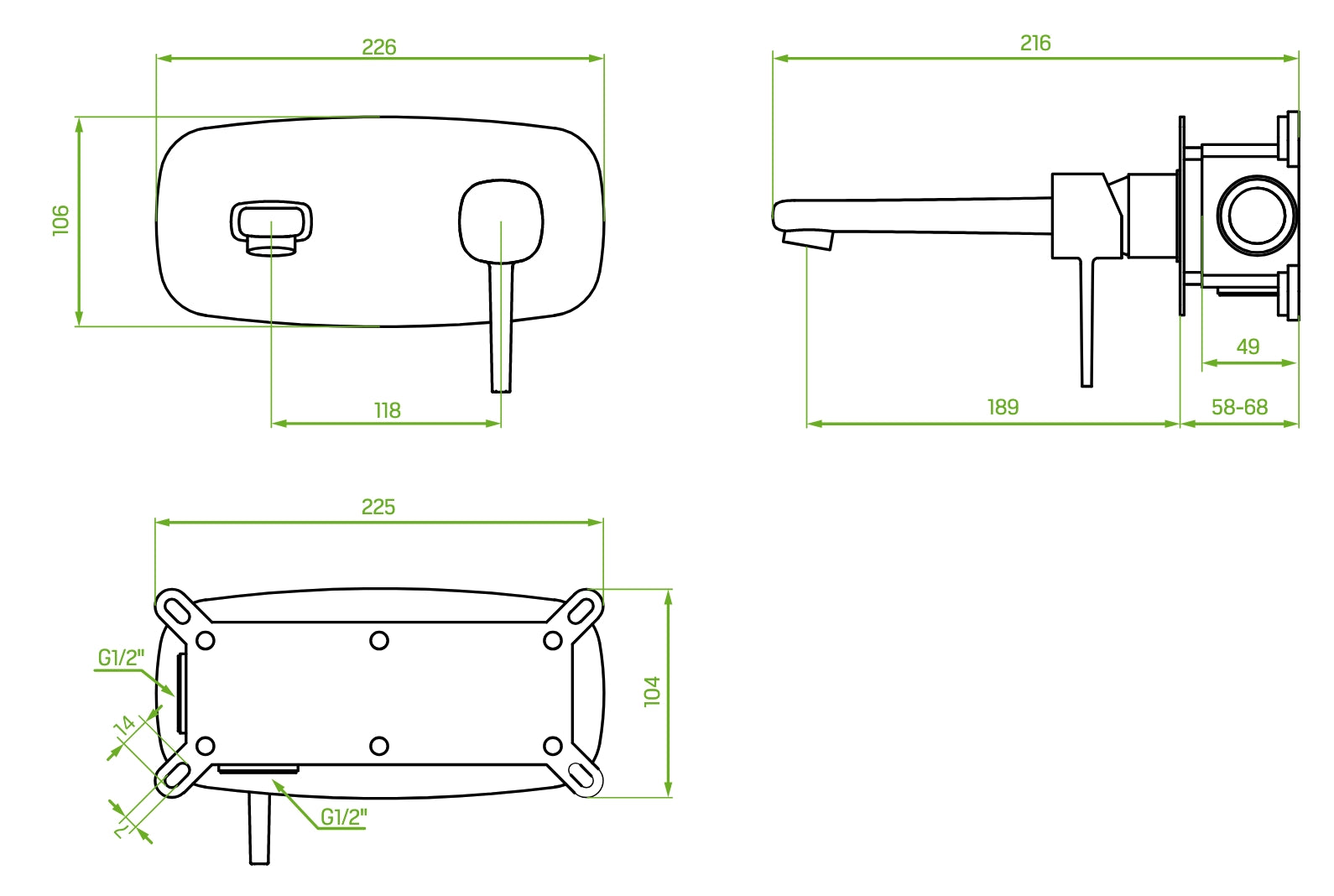 Miscelatore lavabo a incasso oro spazzolato – elegante, funzionale e moderna