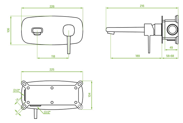 Miscelatore lavabo a incasso oro spazzolato – elegante, funzionale e moderna
