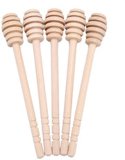 Set di pennelli per miele 24 pezzi - Pennello per miele in legno - Pennello per miele a immersione - Manico per miele per drizzle - Materiale alimentare sicuro - 16 cm di lunghezza - Pennello per miele per immersione