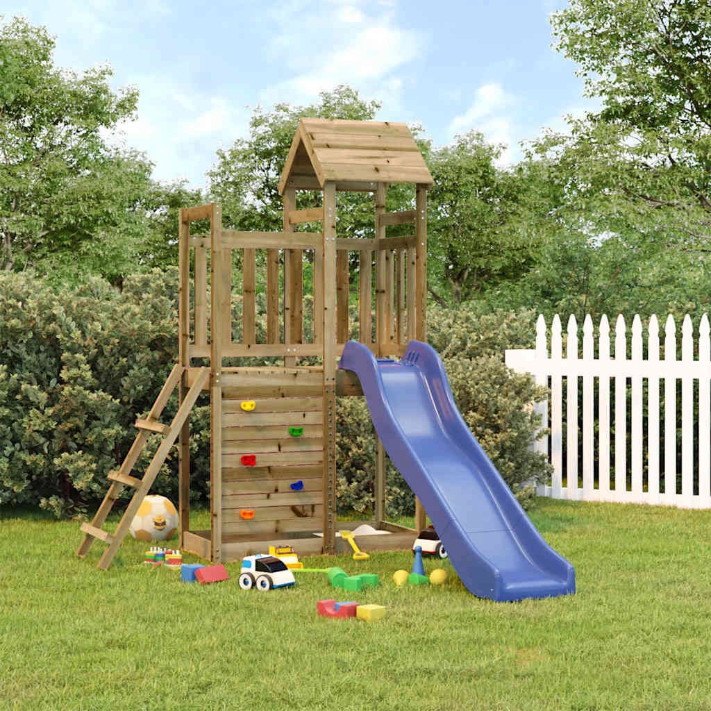 Set da Gioco da Esterno in Legno di Pino Impregnatocod mxl 102677