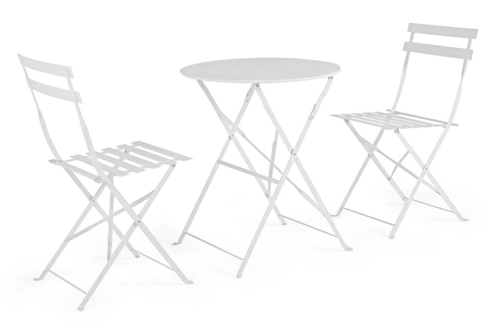 Set3 Bistrot Wissant Bianco - Bizzotto