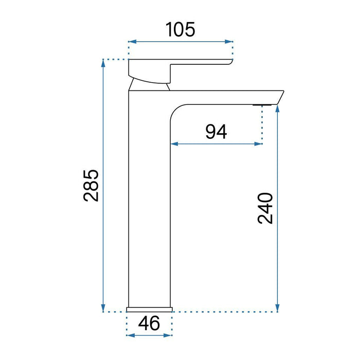 Rubinetto Da Lavabo Rea Argus Gold Brush High