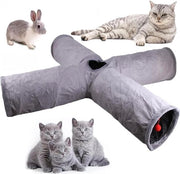 Tunnel di Sicurezza per Animali di Casa - coniugata con cavia, coniglio, topo e gatto