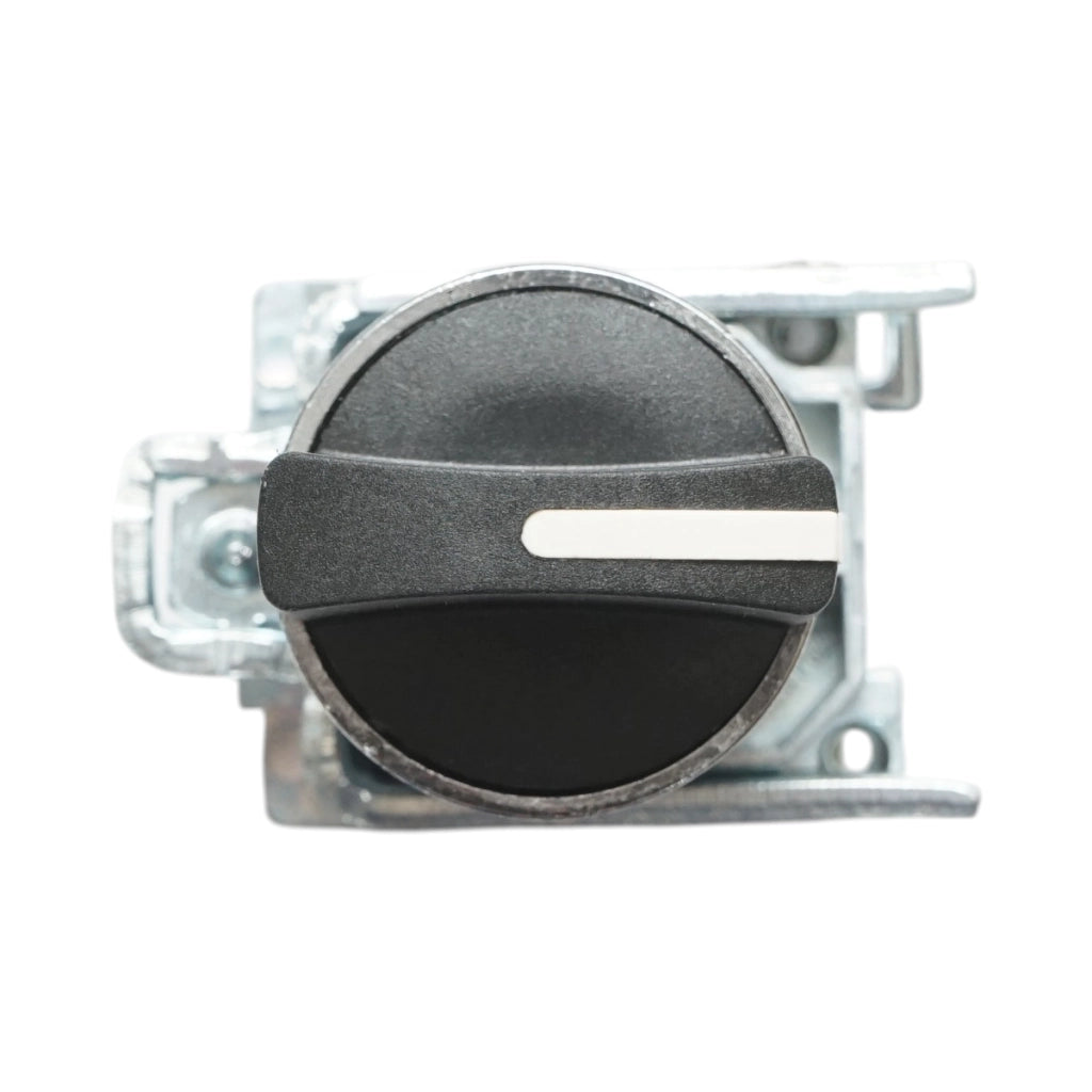 Selettore a 3 posizioni con ritenuta nero 2NO, 24V/10A, TB4-BD33 Breckner Germany