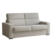 Ozegna, Divano Fisso 3 Posti Sfoderabile Made in Italy, 220x95 cm Grigio Chiaro