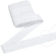 Frangia in cotone da decorare per progetti DIY, 10,9 yard, pennello in cotone, 4,1 cm di diametro, adatto per cucire, decorazione.