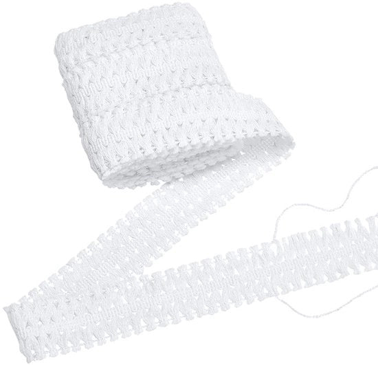 Frangia in cotone da decorare per progetti DIY, 10,9 yard, pennello in cotone, 4,1 cm di diametro, adatto per cucire, decorazione.