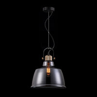 Lampada pendente Pendant in Metallo Irving Nero
