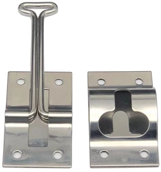 Maniglia Porta in Acciaio Inossidabile - Maniglia Camper - Liscia - 10,2 cm - Leggera - Sostenibile - Maniglia Porta con Slot