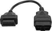 Adattatore OBD-VeOBD 16Pin Estensore 0,3m - Cavo di Diagnosi per Auto e Motocicli