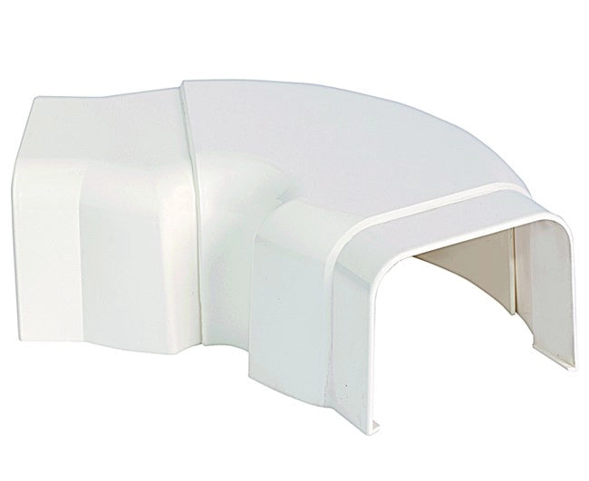 CURVA REGOLABILE PER CONDIZIONAMENTO IN PVC 65x50 MM   VECAM-CO S.P.A