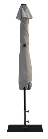 Ombrellone da Giardino Ø3 m Palo Ø38 mm in Alluminio Tessuto Poliestere Trend Bianco