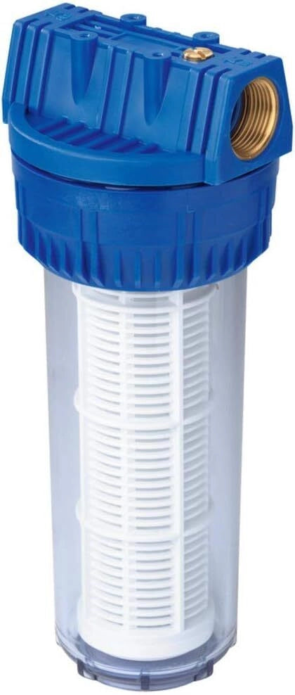 Metabo 628817000 Filtro per Idrocarburi Domestici 1 1-4'' Lungo con Inserto Lavabile Altezza 310 mm Diametro 120 mm Flusso 6400 l-h Pressione di Esercizio 8 bar Pressione di Scoppio 28 bar colore Nero