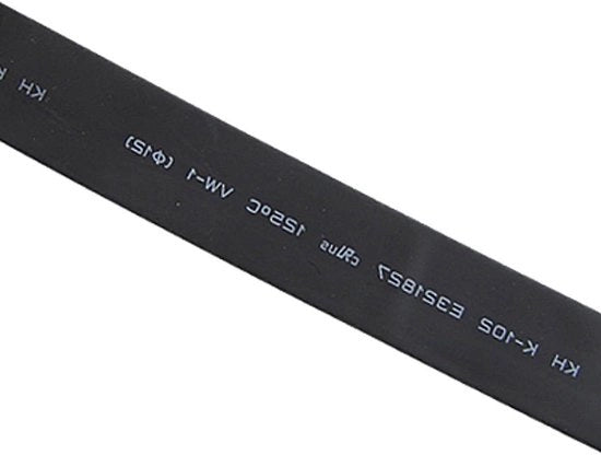 Krimp Kous 12 mm diametro 3 m - nero - isolamento - impianto elettrico - protezione cavo