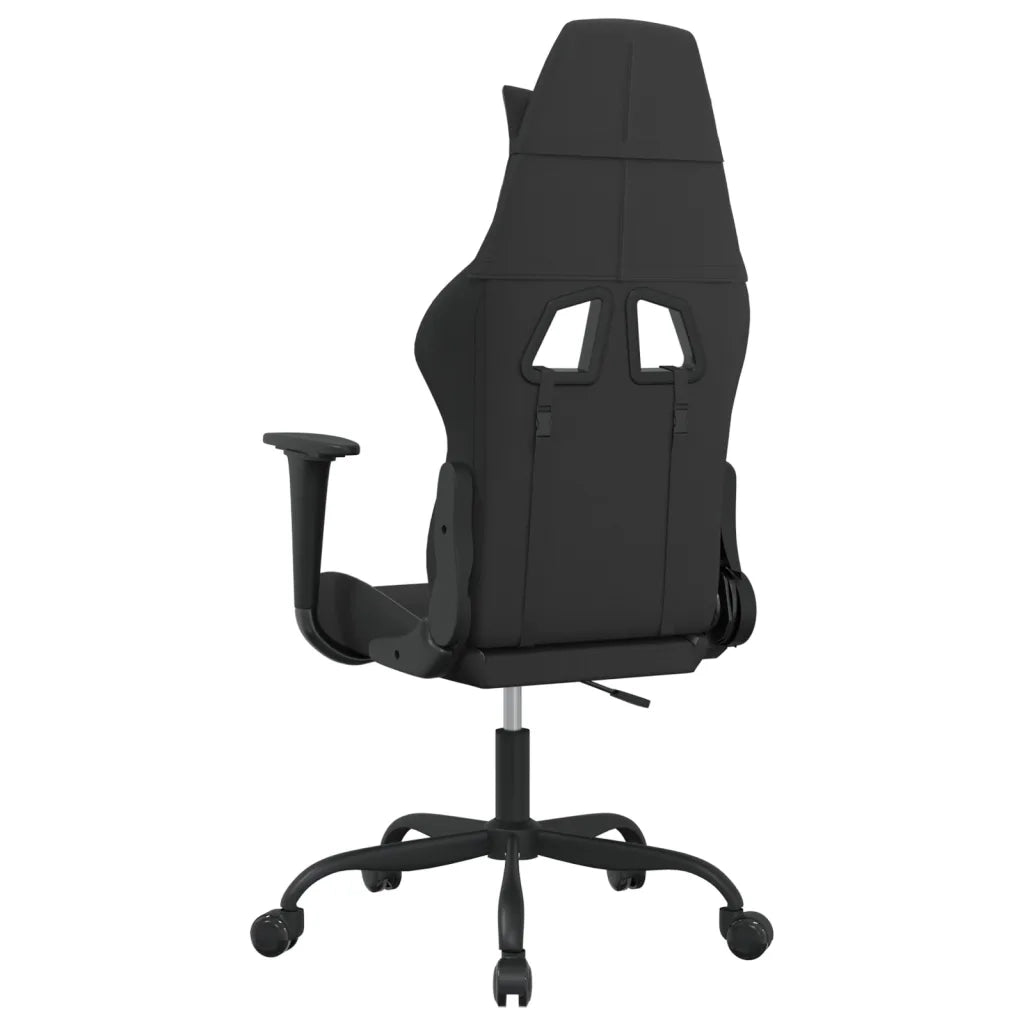 Sedia da Gaming Nero e Grigio Chiaro in Tessuto 345470