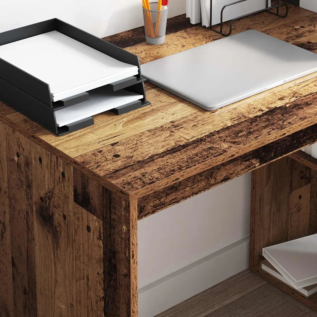 Scrivania | Tavolo da Ufficio Legno vecchio 108 x 55 x 103.5 cm Legno multistrato