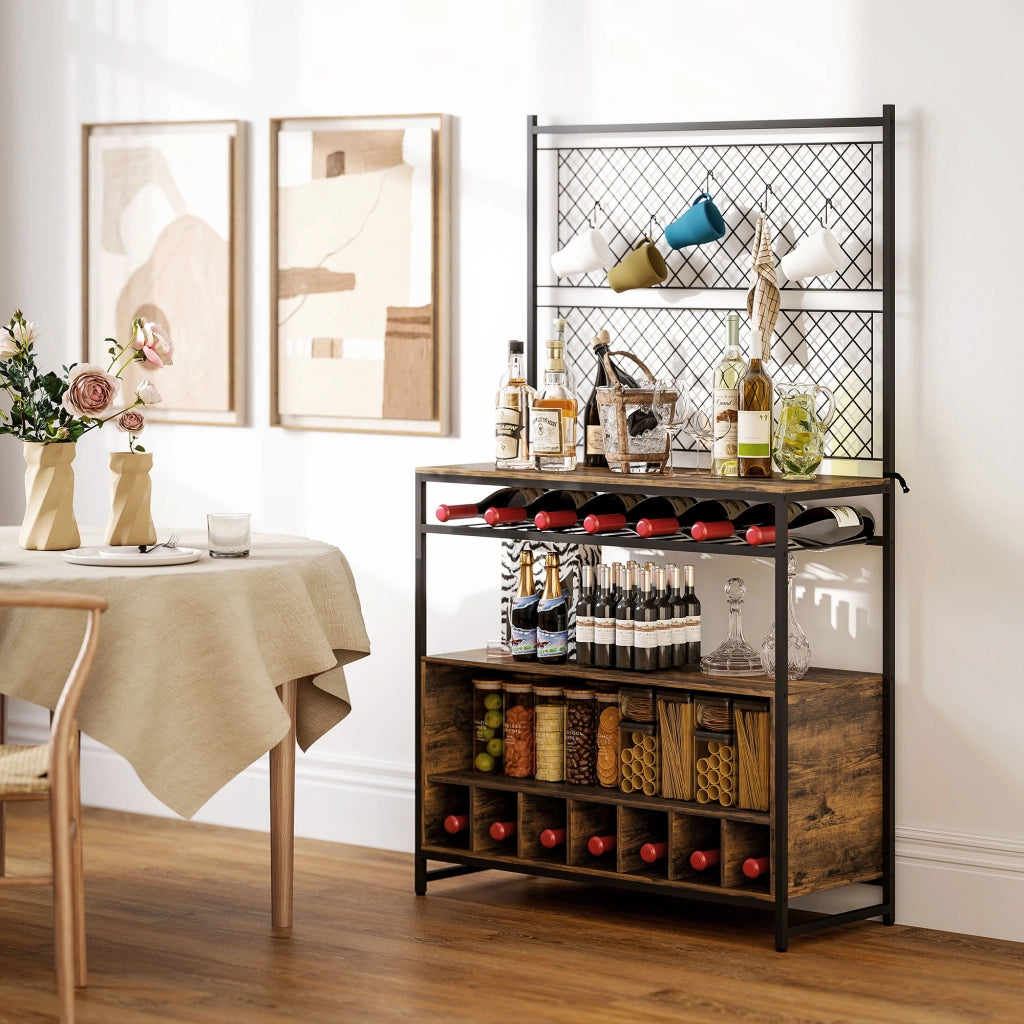 Tavolo da cucina ¨C zephmum ¨C metallo, marrone