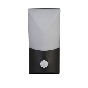 Applique Moderna Copenaghen Alluminio Bianco Policarbonato Nero Led 10W 3000K