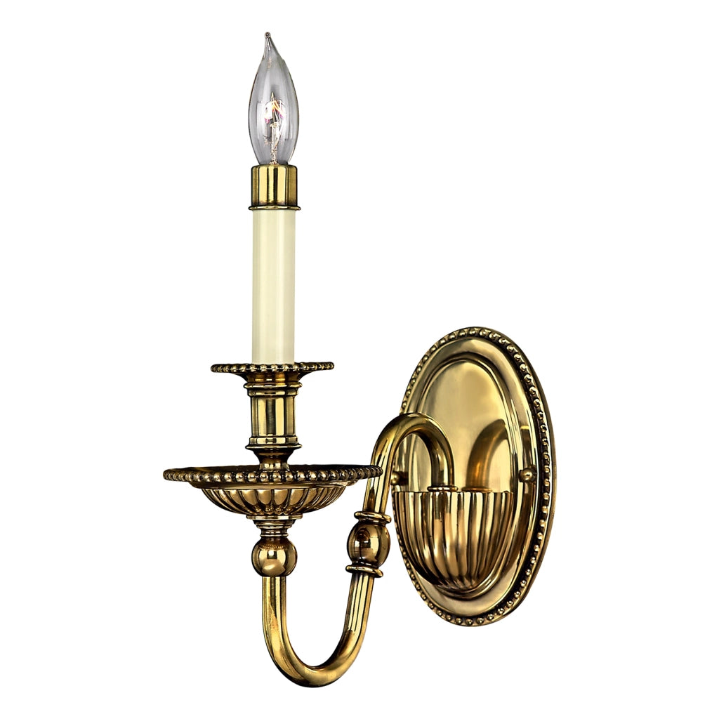 Applique Classica Cambridge Ottone Brunito 1 Luce E14