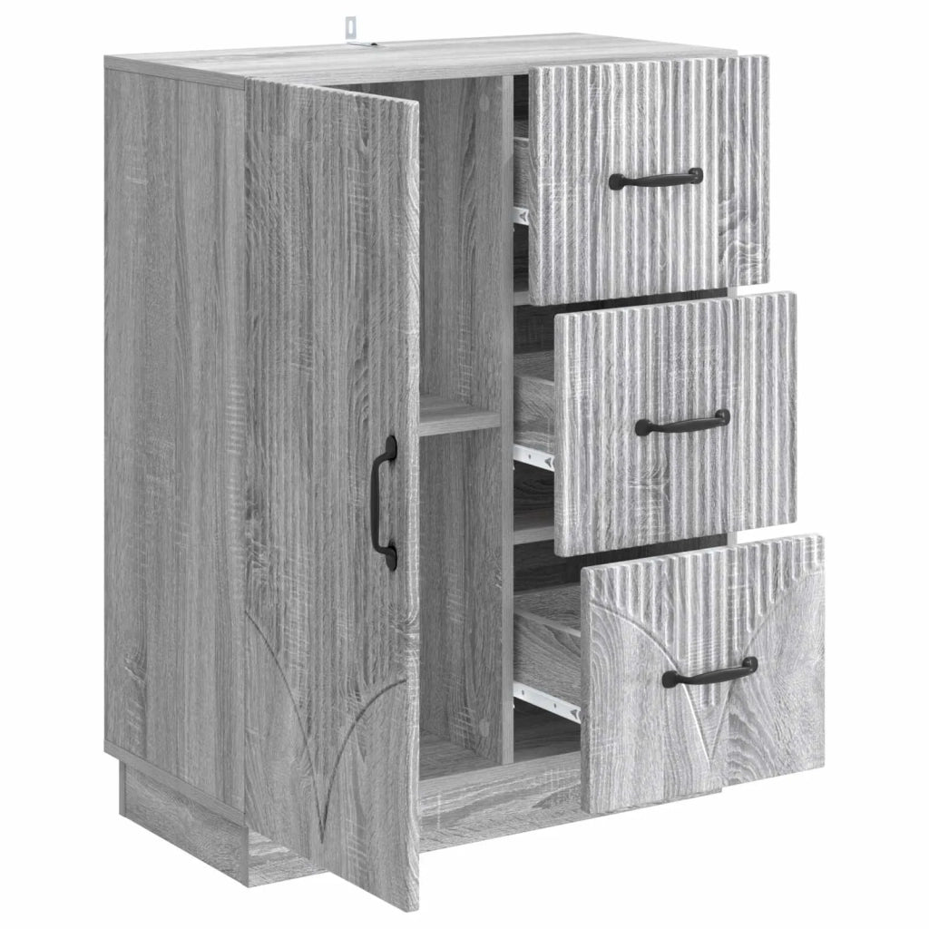 Credenza Grigio Sonoma 66 x 34,5 x 87 cm Legno ingegnerizzato 895321