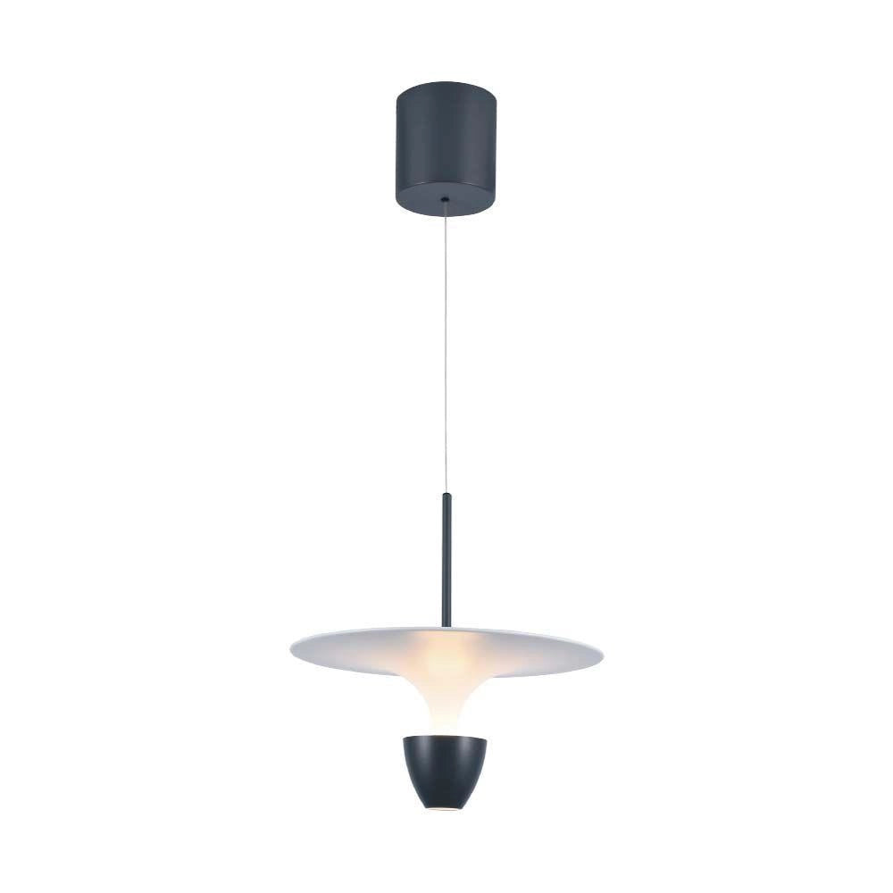 Lampada a sospensione LED 3000K bianco/grigio V-TAC VT-7832