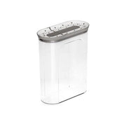 Stefanplast 55012 Tosca Barattolo Portacereali Ermetico 2 Lt BPA Free Lavabile in Lavastoviglie colore Grigio Bianco