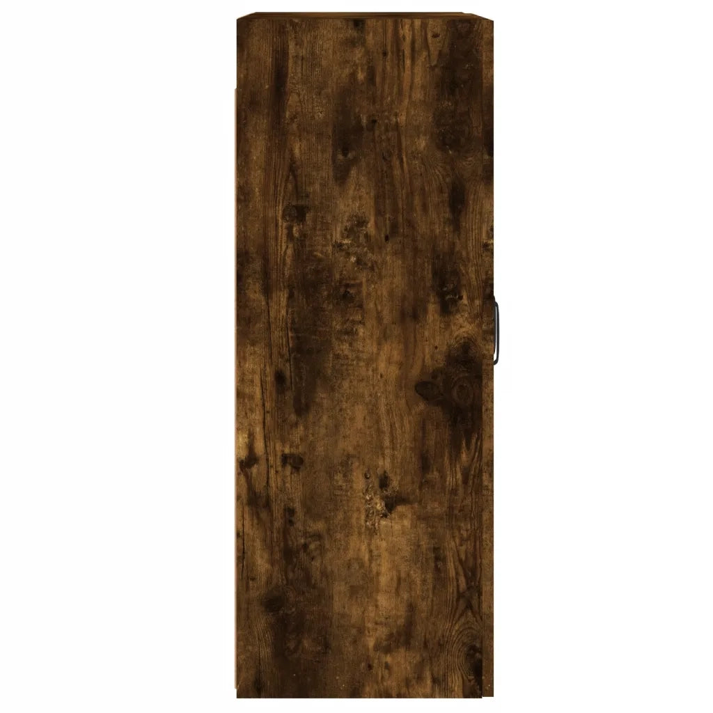 Armadietti a Parete 2 pz Rovere Fumo in Legno Multistrato 3197886