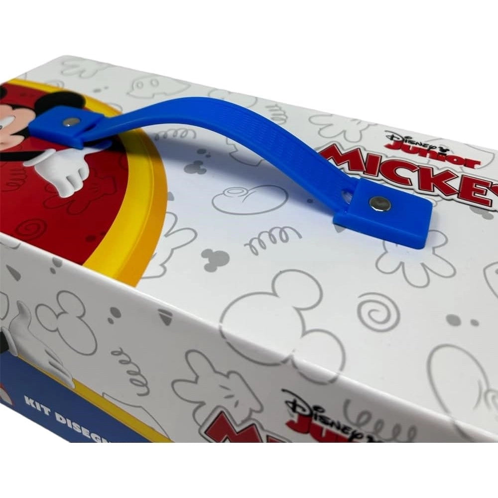 Trade Shop - Set Da Colorare Valigetta Con Colori Bambini Topolino Cassetti Kit Disegno Pittura 951731 -