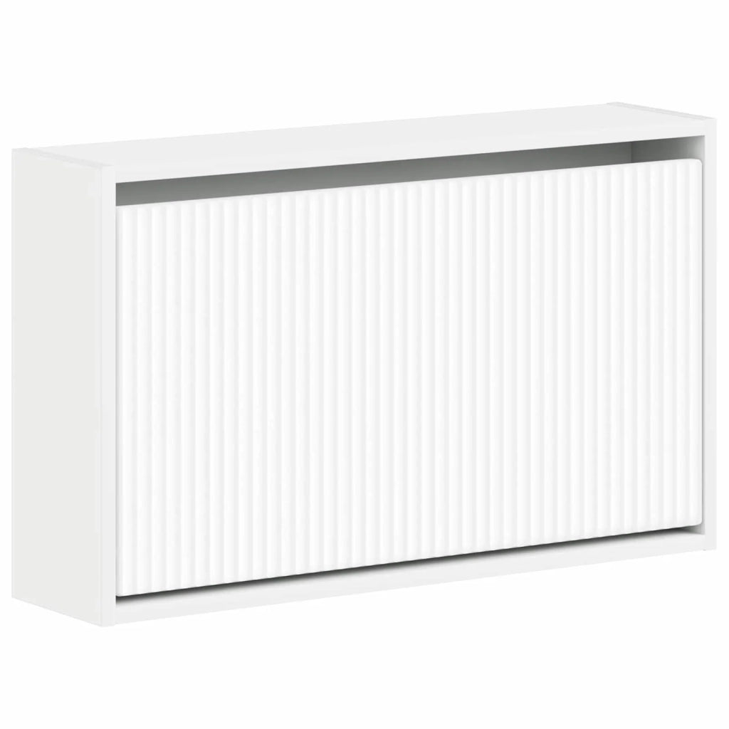 Mobiletto per Scarpe da Muro ARNHEM 71 x 17 x 43 cm Bianco 896625