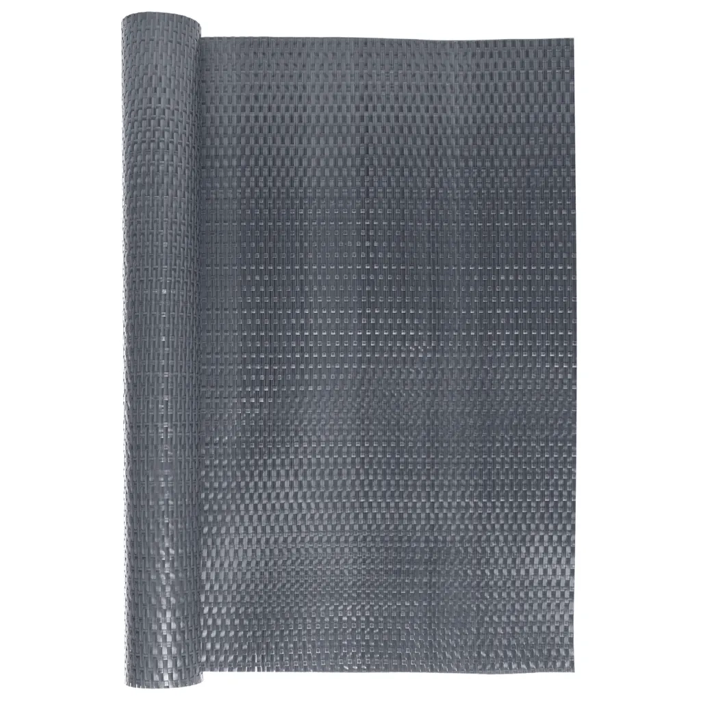 Paravento da Balcone Antracite 1000x80 cm in Polyrattan 156247