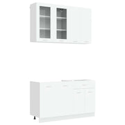 Unità Cucina LYON 4 pz Bianco Legno ingegnerizzato 3438355