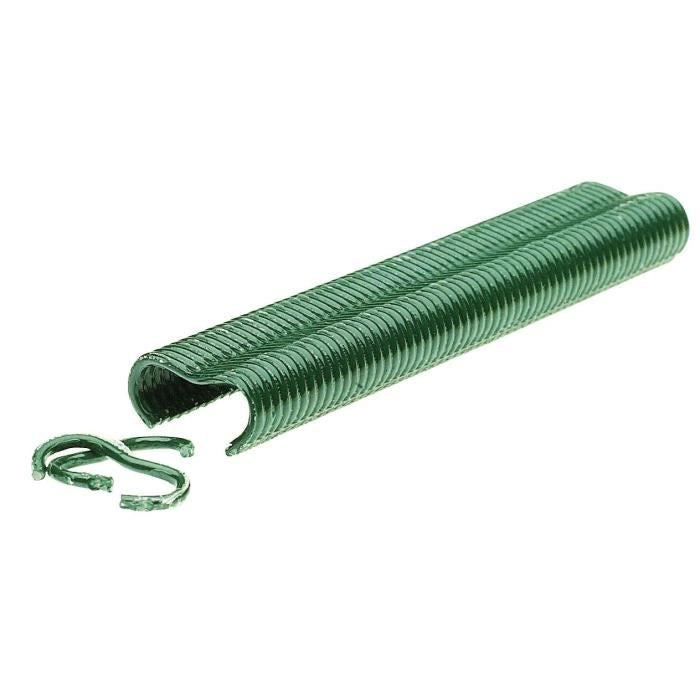 Clip a rete metallica rapida VR22 Agraf - laminata verde - 1100 punti metallici