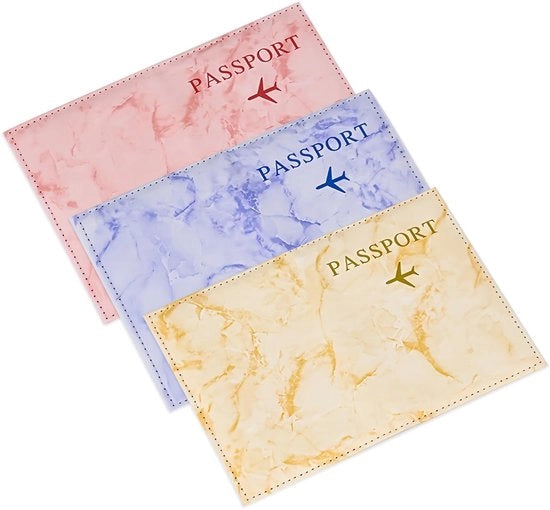 Portafoglio di Viaggio di Alta Qualità - Pelle - Portafoglio di Documenti - Impermeabile - Portafoglio di Documenti - Portafoglio di Carte di Credito - Duraturo e Elegantemente Progettato - Portafoglio di Documenti di Viaggio