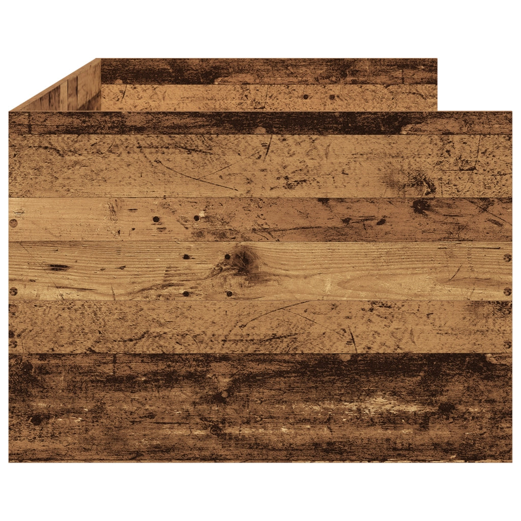 Letto a Giorno Rustico Legno Antico Legno ingegnerizzato