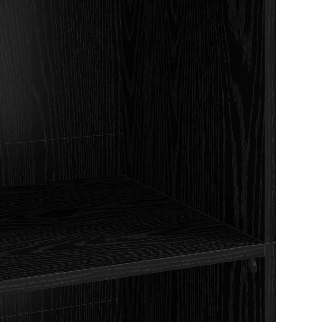 Credenza Rovere Nero 70 x 41 x 124 cm Legno ingegnerizzato 8015672