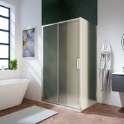 Box doccia 150x90 cm con apertura scorrevole vetro 6mm opaco h195 cm | Aruba