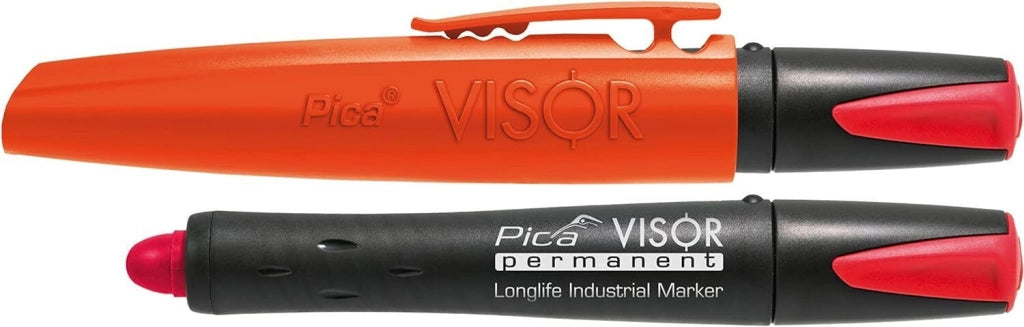 Pica-Marker VISOR marcatore permanente Punta larga Arancione 1 pz