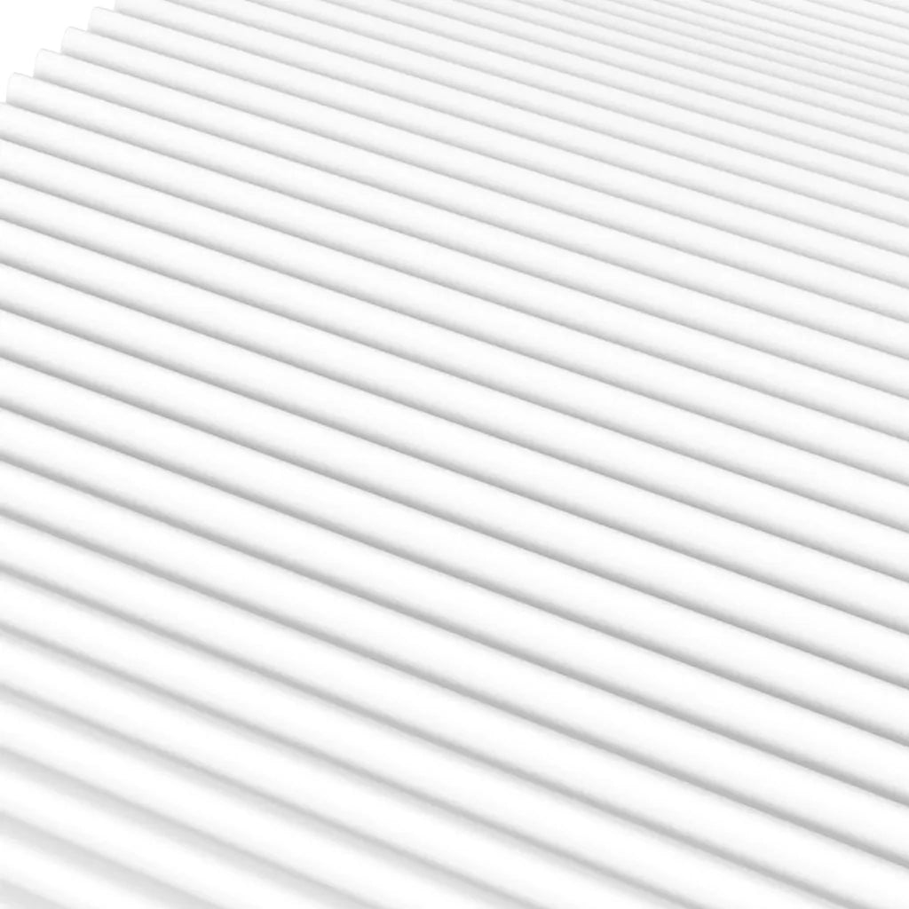 Materasso in Schiuma Bianco 120x220 cm Durezza H2 H3