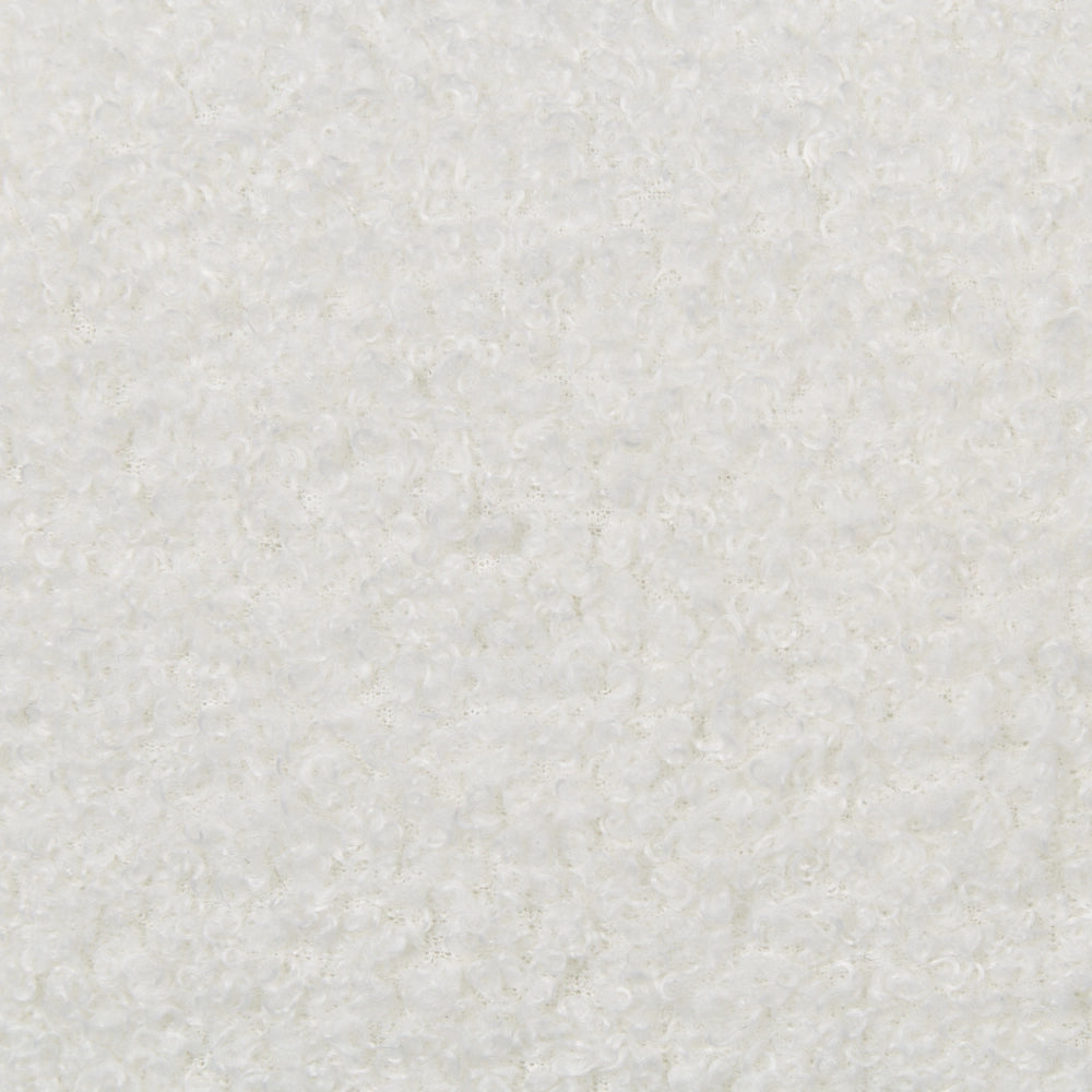 Set di 2 cuscini a forma di lettera in tessuto orsacchiotto bianco XO