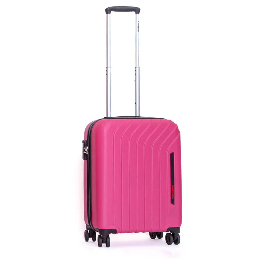 Trolley Valigia Rigido Bagaglio a Mano in ABS 4 TSA Ruote Ravizzoni Cielo Fucsia