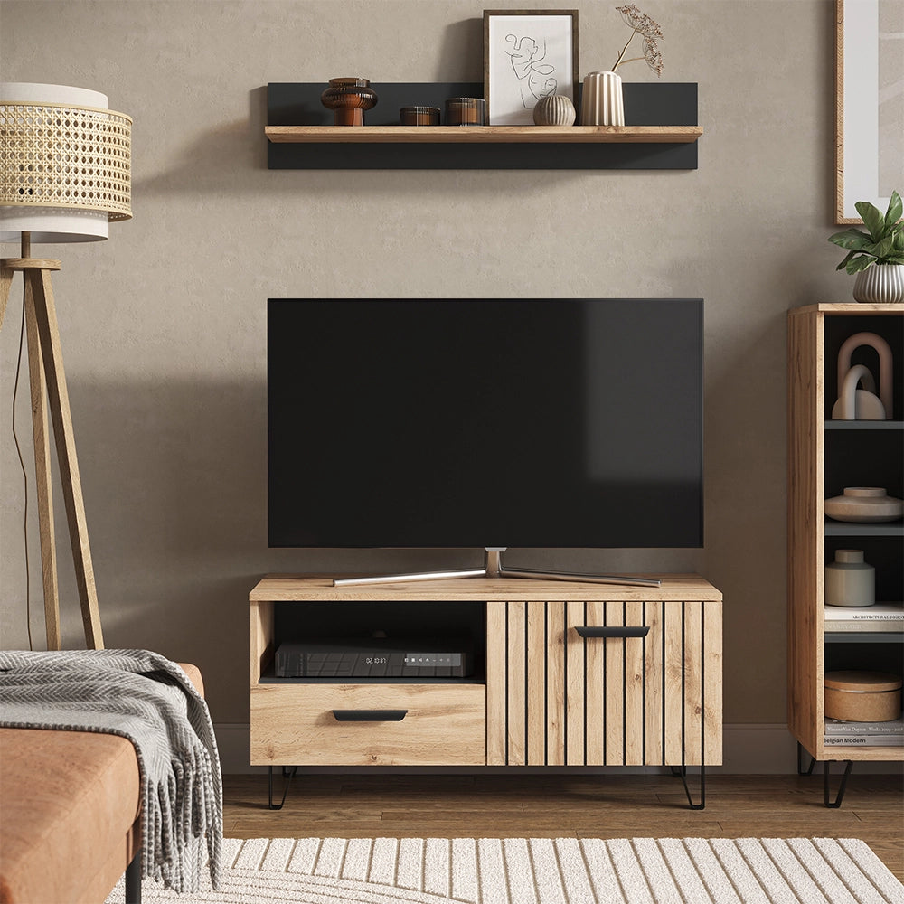 Vicco Mobile tv Marrone 100.2 x 48.5 cm con cassetto e anta