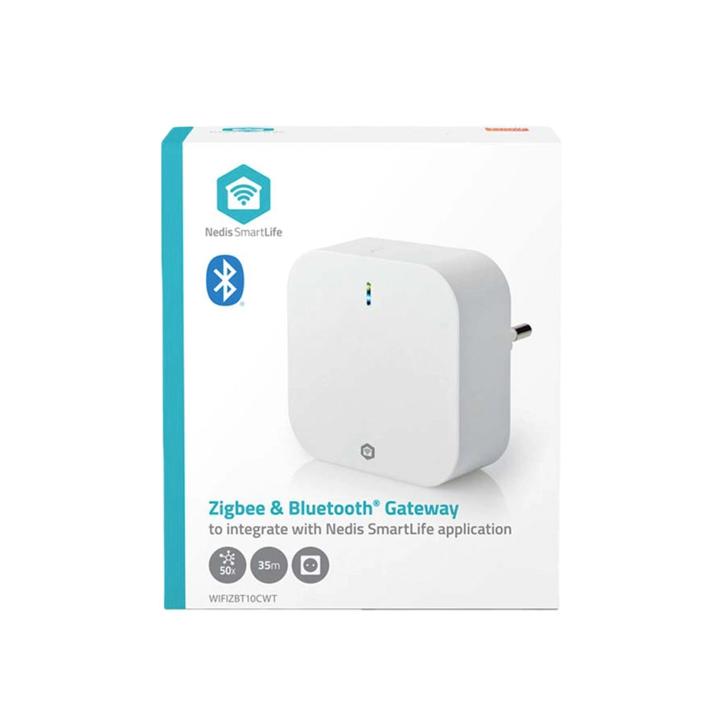 Gateway Domotico Wireless con Ecosistema Zigbee 3.0 per 50 Dispositivi Bianco Nedis