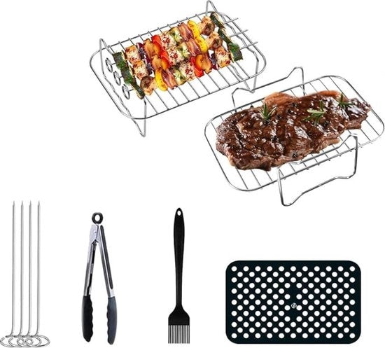 Accessori per Airfryer - Set di accessori per Airfryer - Adatto per Fritture ad Aria Calda